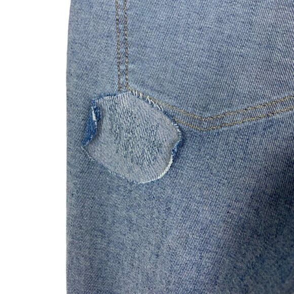 WOMEN'S BLUE Light Wash Levi's Mile High Super Skinny Blue Jeans Size 28 X 30 - Picture 12 of 16